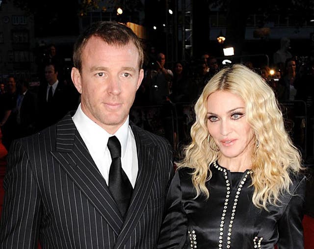 Guy Ritchie and Madonna (Ian West/PA)