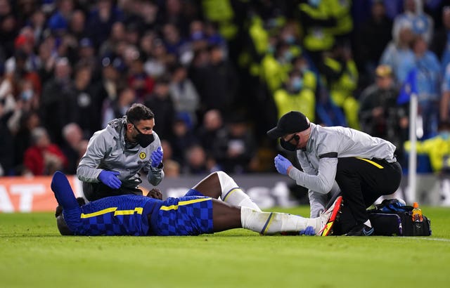 Chelsea striker Romelu Lukaku suffered injury against Malmo