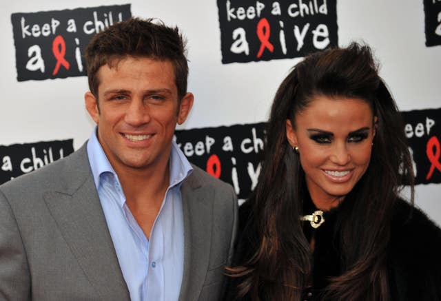 Alex Reid has won a court injunction against ex-wife Katie Price (Ian West/PA)