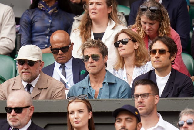 Brad Pitt and Daniel Craig among Hollywood stars watching men’s ...