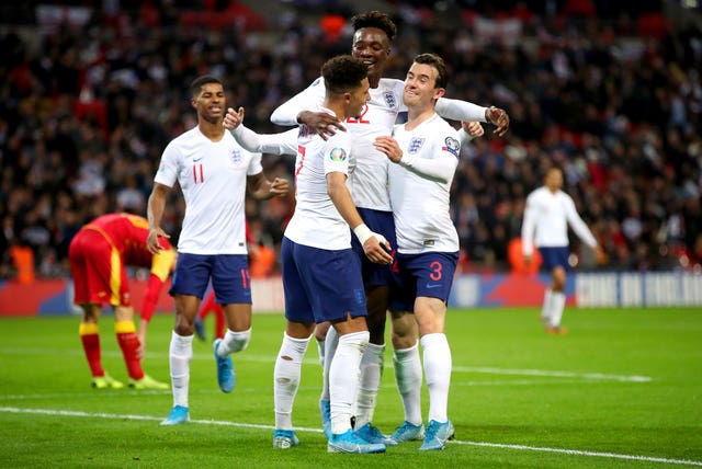 England hammered Montenegro at Wembley