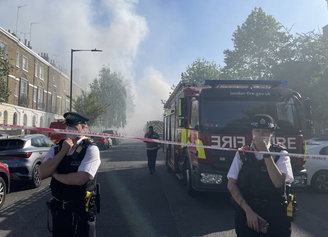 Emergency services at the cordon