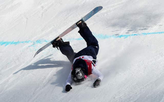 The Big Air competition did not go to plan for Briton Aimee Fuller