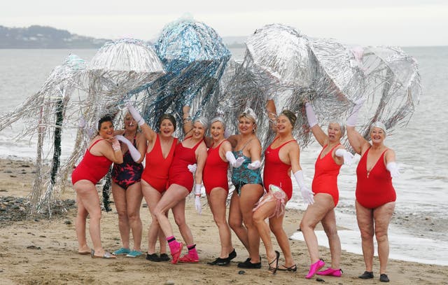 New Year’s Day dip