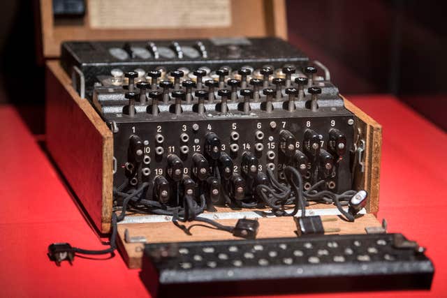 A working Second World War Enigma machine