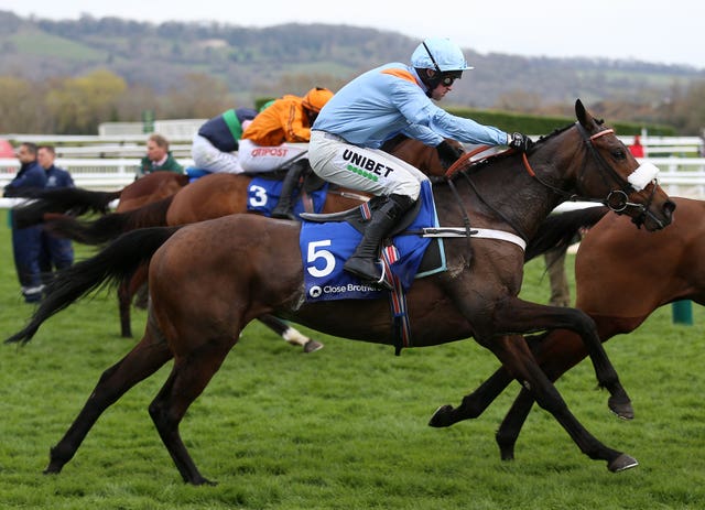 Marie’s Rock in action at Cheltenham