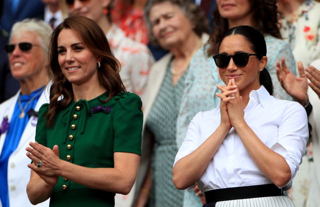 The Duchess of Cambridge and The Duchess of Sussex