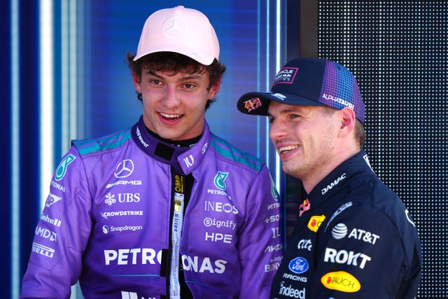 Antonelli and Verstappen