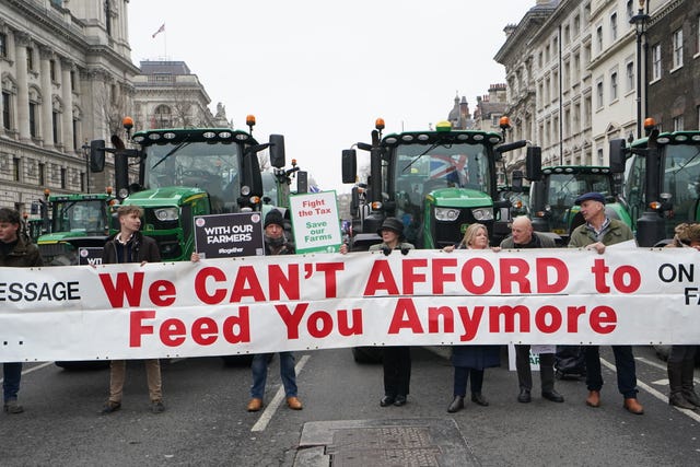 Farmers protest