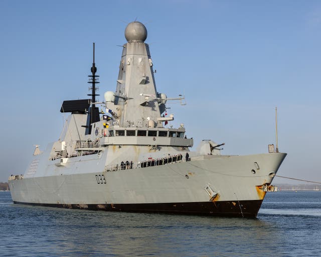 HMS Dauntless return