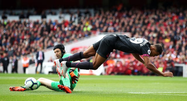 Arsenal goalkeeper Petr  Cech has recovered from a hamstring injury and will be hoping for a recall against Palace 