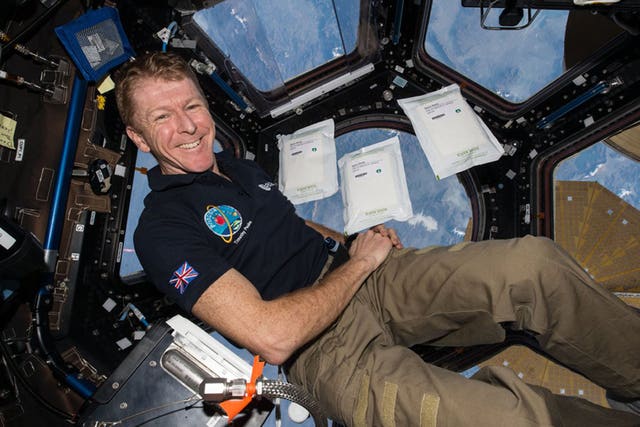 British astronaut Tim Peake