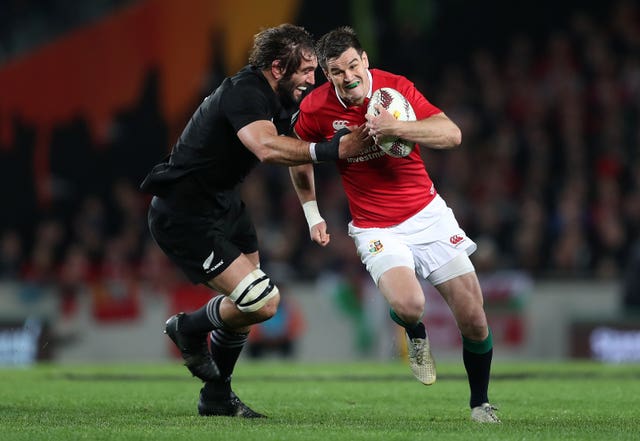 Johnny Sexton, right, has been part of two British and Irish Lions tours