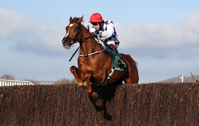 Banbridge, here ridden by jockey JJ Slevin winning the From The Horses Mouth Podcast Arkle Challenge Trophy Trial Novices’ Chase at Cheltenham, has options open ahead of a return to Prestbury Park 