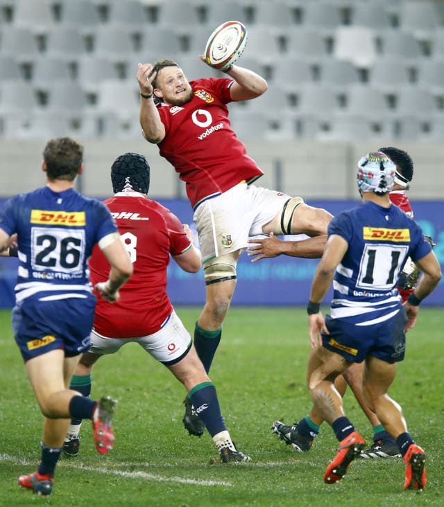 Jonny Hill in action for the British and Irish Lions 