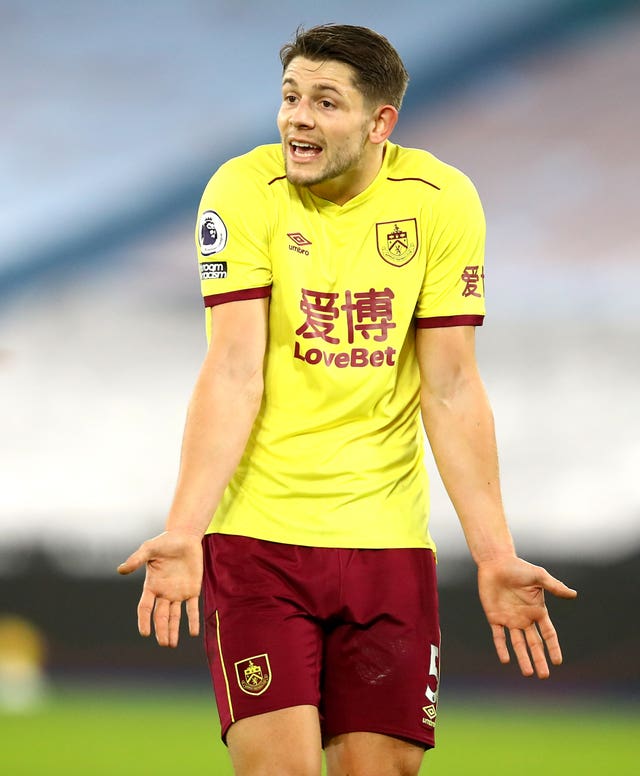 Burnley's James Tarkowski 