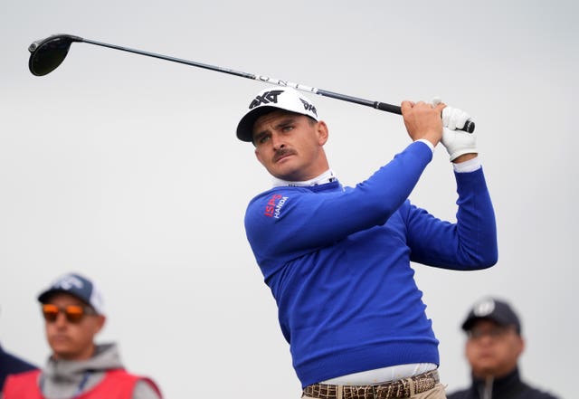 South Africa’s Christiaan Bezuidenhout tees off