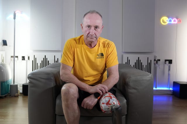 Infected blood victim Brendan West