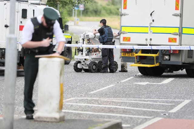 Explosive device found in Craigavon
