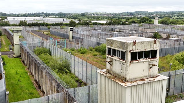 A view of the former H Block Maze prison at Long Kesh