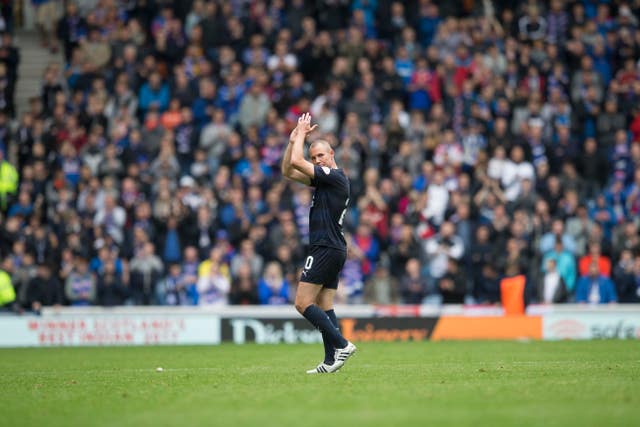 Kenny Miller trudged off to a warm ovation