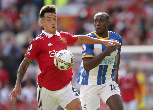 Lisandro Martinez, left, is one of Manchester United's new additions 