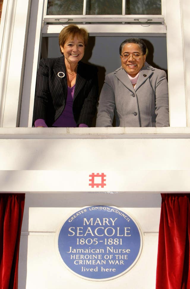Mary Seacole plaque unveiled