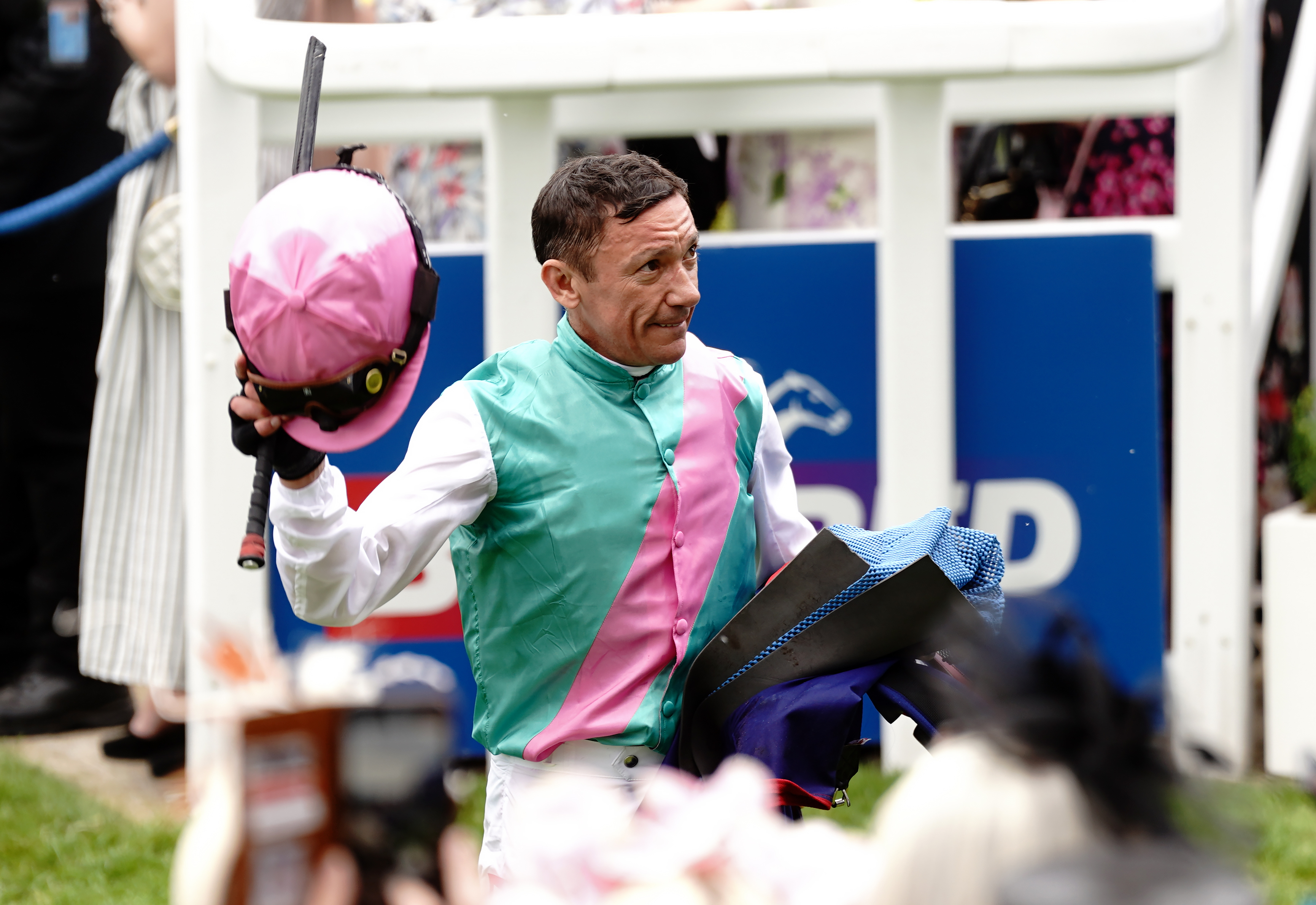Frankie Dettori after riding in his final Derby at Epsom