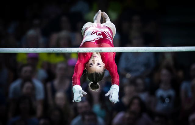Georgia-Mae Fenton took gold in the women's uneven bars at the Commonwealth Games