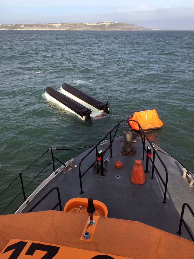 Royal Navy Frigate Rescues Father And Son From Sinking Fishing Boat Jersey Evening Post