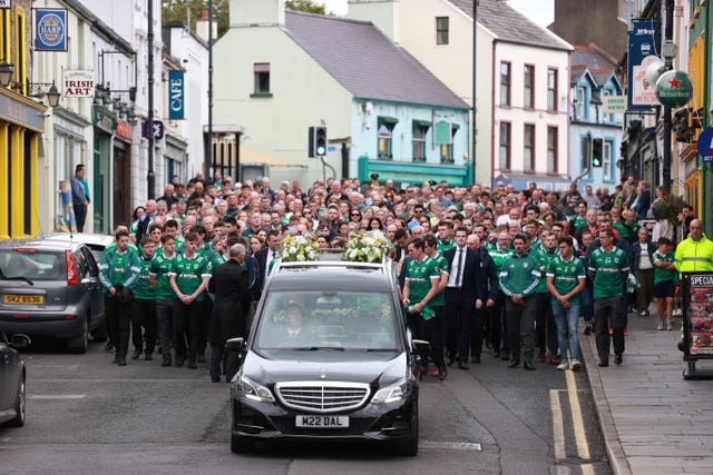 Joseph Hegarty funeral