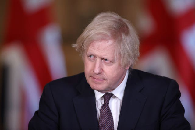 Boris Johnson said the Government is 'looking at what they're thinking of in other countries' (Hannah Mckay/PA)