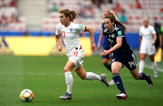 Karen Carney, left, won over 100 caps for England