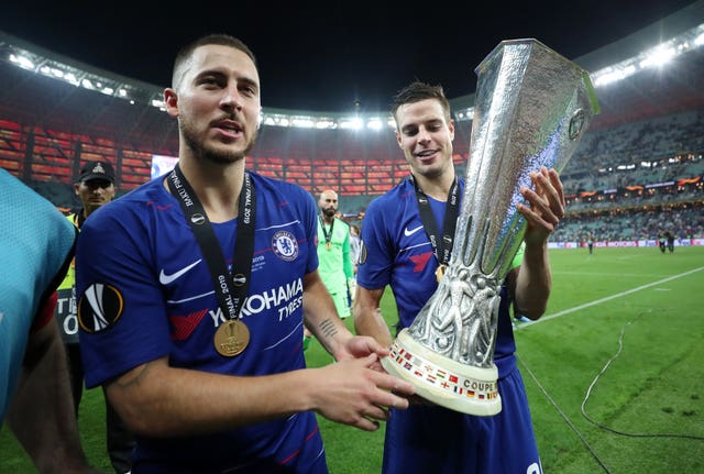 Eden Hazard hit a brace in his final game for Chelsea as they thrashed Arsenal in the 2019 Europa League final.
