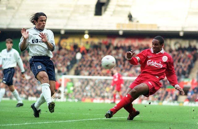 Liverpool midfielder Paul Ince (right). (PA Archive)