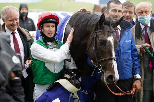 Pyledriver and jockey Martin Dwyer took the Coronation Cup in 2021 