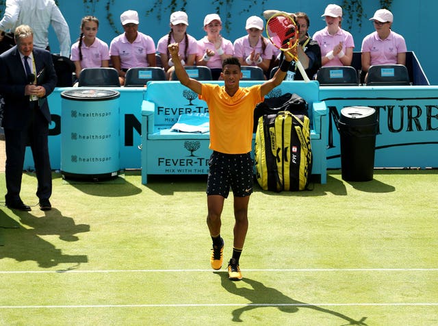 Felix Auger-Aliassime eased into the semi-finals 