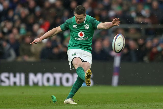 Johnny Sexton contributed 16 points to Ireland's victory over Australia in Melbourne. (Paul Harding/PA)