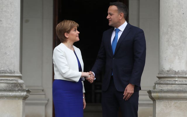 Nicola Sturgeon visits Dublin