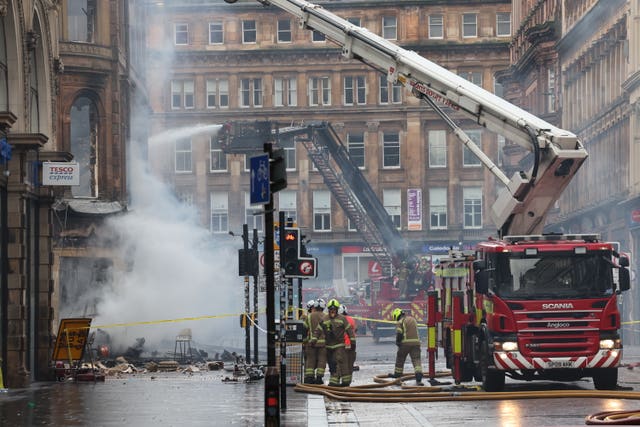 Glasgow Central fire