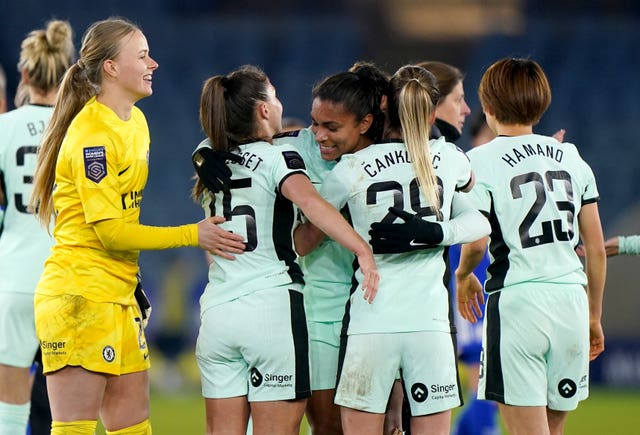 Catarina Macario marked her first match since June 2022 with a debut goal for Chelsea in the 4-0 win at Leicester