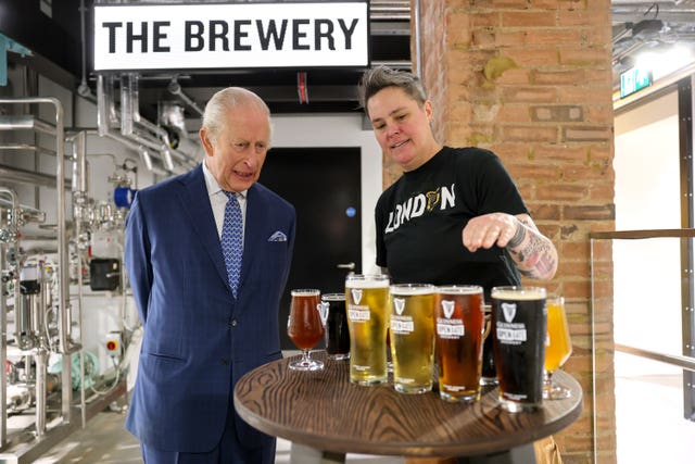 Royal visit to Guinness brewery – London