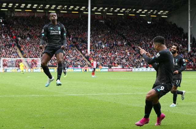 Georginio Wijnaldum netted Liverpool's winner at Sheffield United