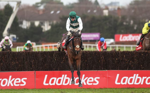 Solness and Danny Mullins on their way to victory