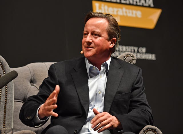 David Cameron (Jacob King/PA)