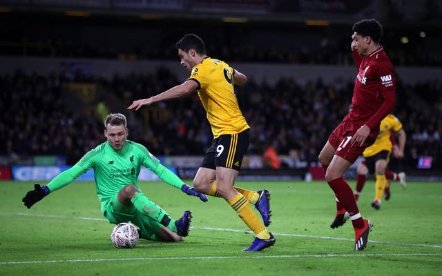 Raul Jimenez, who scored the opener, wasted a late chance