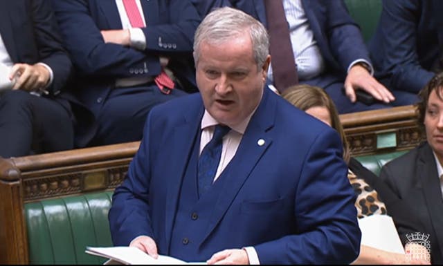 SNP Westminster leader Ian Blackford speaks during Prime Minister’s Questions in the House of Commons