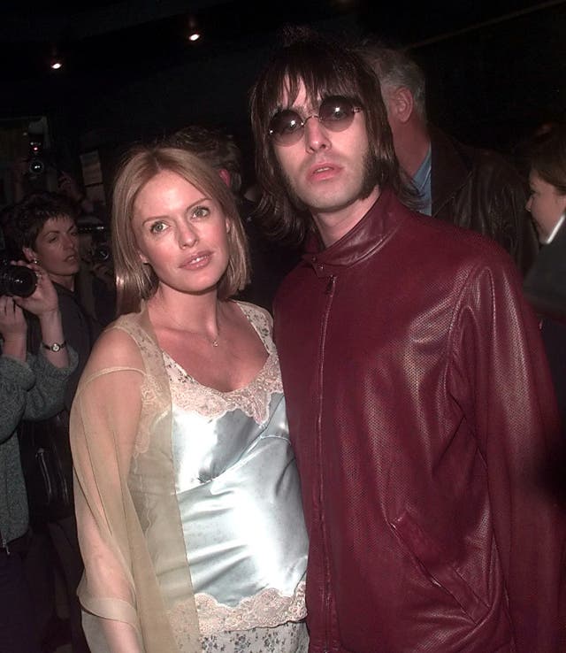 Patsy Kensit with former husband Liam Gallagher. 