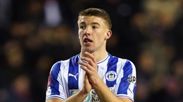 Charlie Hughes netted Wigan’s winner at the death (Martin Rickett/PA)