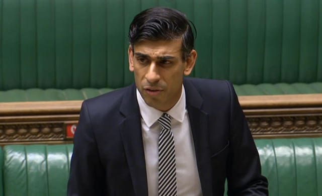 Chancellor Rishi Sunak